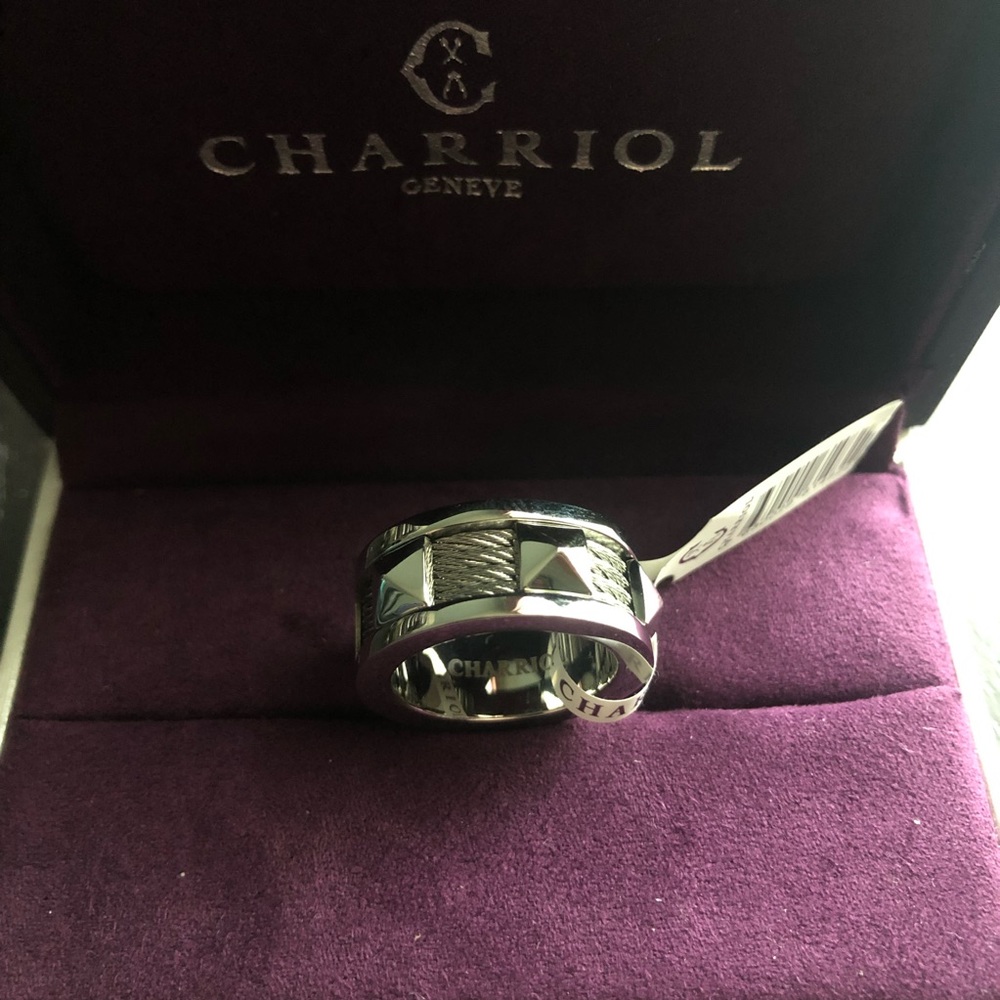 🔆 CHARRIOL forever steel PVD ring